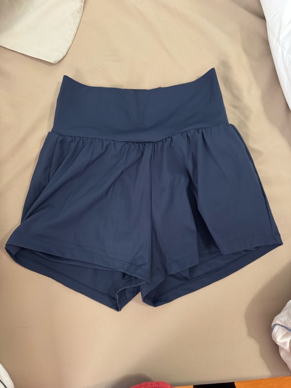 HALARA Navy High-Waist Athletic Skort Shorts